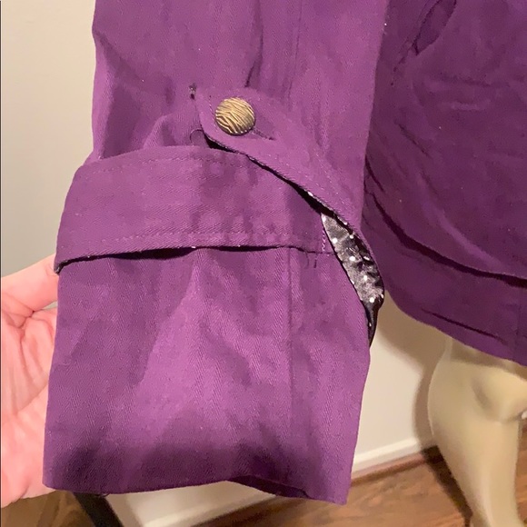 Polka dot button down coat💋 - Picture 3 of 8